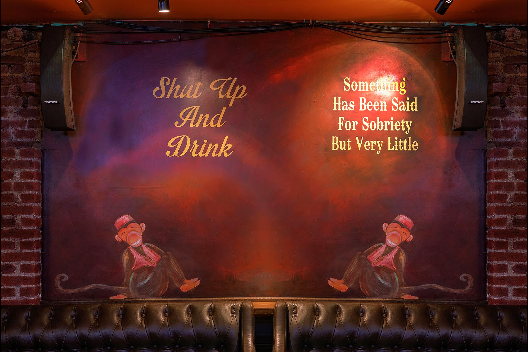 a wall painting in our restaurant